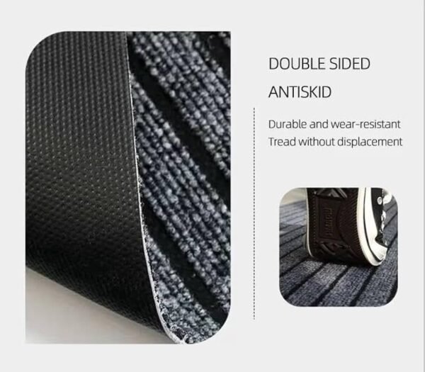 Anti Slip rectangular Door Mat, Floor Mat for Living Room with Anti Slip Backing, Anti Skid Door Mats for Home, Kitchen, Entrance