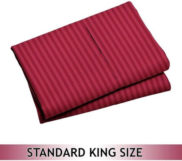 100_ Cotton Printed Pillow Covers _ Pillow Cases _ Set of 2 Piece Pillow Covers only _Standard Size (Dori Clay Red, 18 X 28 inch)