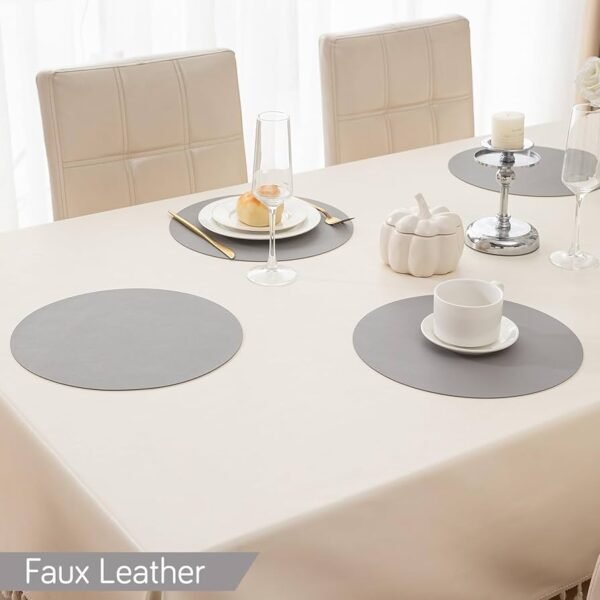 Wine Theme Eco-Friendly Cotton Dining Table mats – Reusable, Machine Washable, Everyday Use Multicolor Rectangular Placemats, Set of 4 (33x47 cm)