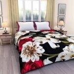 Microfiber Double Blanket, Multicolour