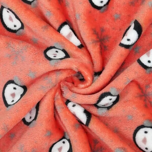 AC Baby Blanket Swaddler Wrapper Flannel Soft and Comfortable for 0-5 Years Baby Girls and Boys with Monkey Print-Monkey Coral