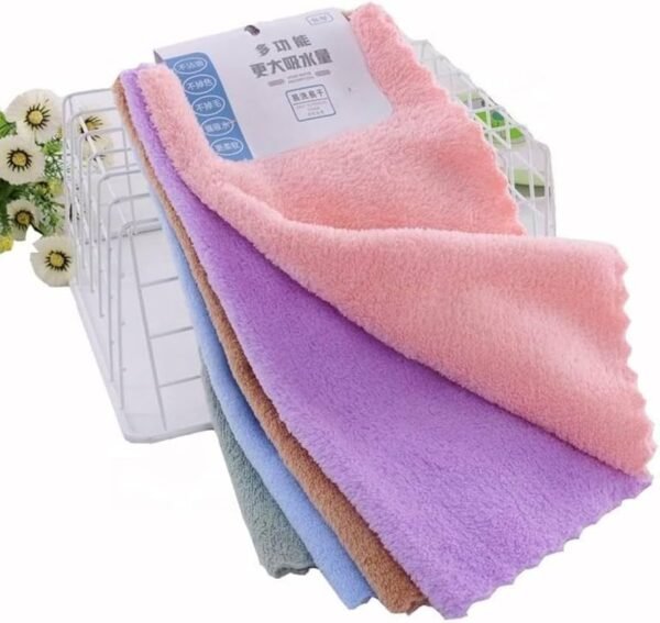 Face Towel-Rumal-Handkerchief-Hankey 200 TC Microfiber Small Soft Size Super Absorbent for Women_s Kids, Newborns Baby Set of 10. 25 _ 25 Cm 10 _ 10 Inch,Multicolour