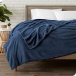 Luxurious Super Soft Fluffy Cozy Fuzzy Warm Reversible Double Bed Blanket for Winter 500GSM Blanket-Quilt Rajaai - Color- Levender, 230 x 220 Cm, Weight- 3kg _