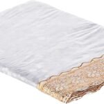 6 Seater PVC Dining Table Cover for Home Decor ,Table Sheet for Dining , Size 60X90 , Gold colour