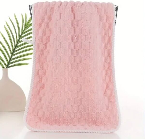 Hand Towels-Face Towel-Small Size Towel-Towel for Men, Women & Babies-Ultra Soft, Absorbent & Quick Dry Towels for Gym, Travel 300 GSM (Pink)