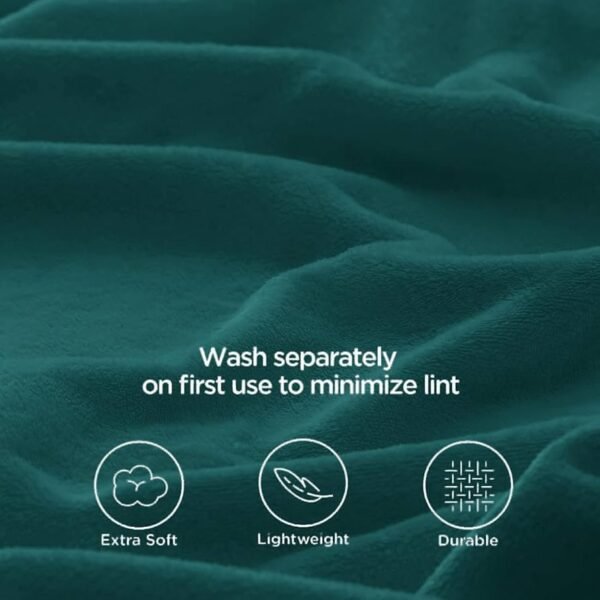 230 GSM AC Blanket Single Bed, Lightweight Thin Blanket for Summer Single Bed with Ultimate Comfort (58x86 inches, Teal)