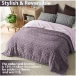 Double Size Blankets Super Soft Flannel Fuzzy Blanket for Double Bed with Custom Prints 240 x 245 cm