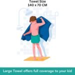 Kids Bath Towels Quick Dry Super Absorbent Super Soft Bath Towel for Babies Toddler-Baby Towel for Boys and Girls (Purple, Pack of 1) _