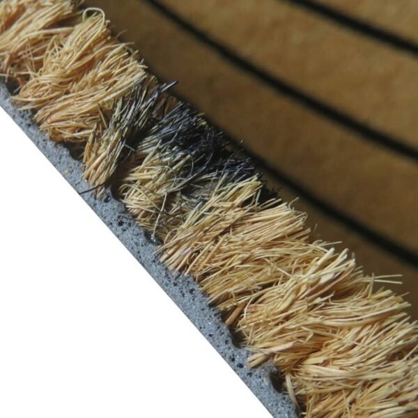 Coir Striped Doormat - 120 X 40Cm, Slight Variations, Beige, Rectangular