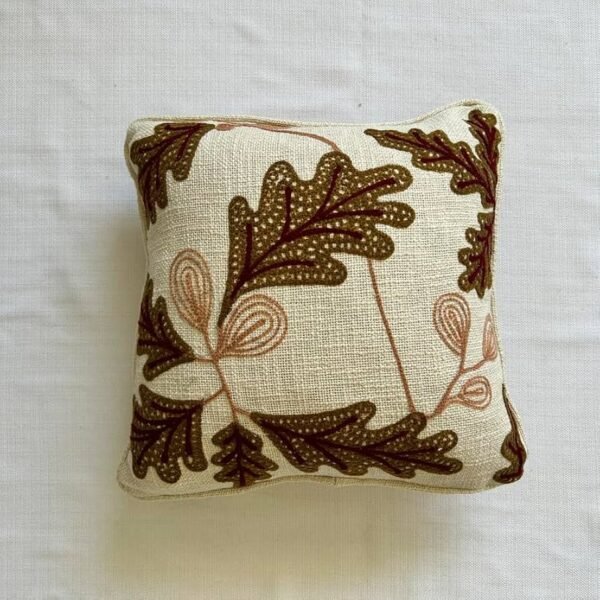 16x16 inch Soft Pillow Case with Hidden Zipper _ Embroidered Cushion Cases for Sofa, Bedroom, Livingroom, Chair, Car _ Set of 5 Cushion Cover for Home Décor