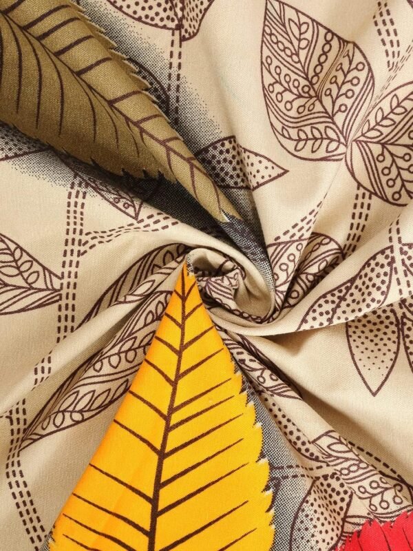 Microfibre 3D Floral Multi Double Bedsheet with 2 King Size Pillow Covers _