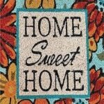 Double Doormat (Natural) Long-Lasting, Anti-Slip, Heavy Duty Thick Entryway Rug with PVC Backing for Indoor & Covered Door Entrances 120 x 40 cm