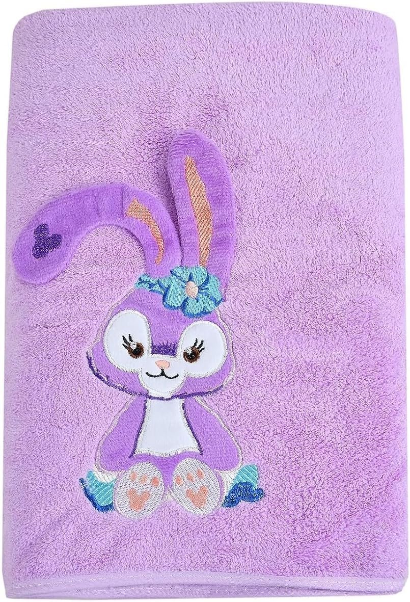 Kids Bath Towels Quick Dry Super Absorbent Super Soft Bath Towel for Babies Toddler-Baby Towel for Boys and Girls (Purple, Pack of 1) _
