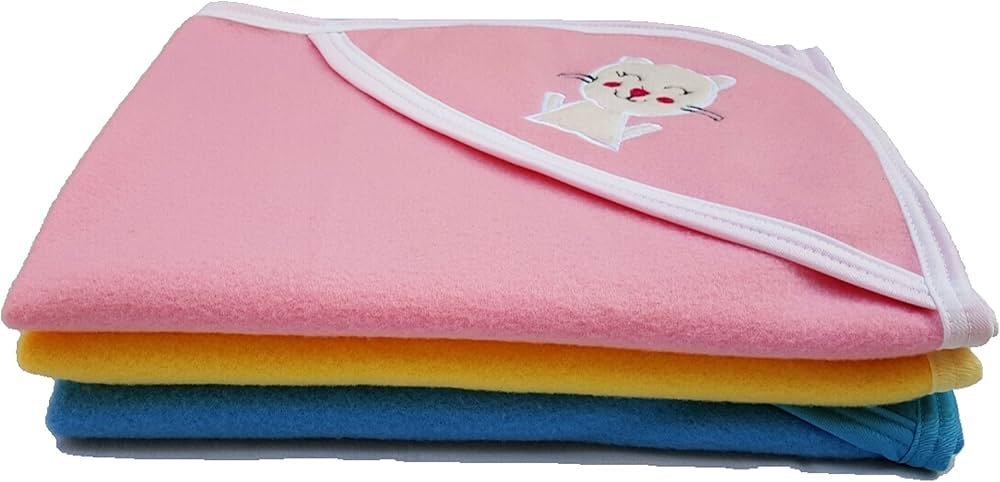 Baby towel Newborn Combo Pack of Hooded Wrapper for Baby Boys and Baby Girls Pack of 3 pcs. _