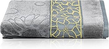 Pack of 3 Soft Blend Cotton Bathing Towel For Men-Women _ 450 GSM Fade-Wrinkle Resistant Towels _ 30x60 Inches - Velvet Grey