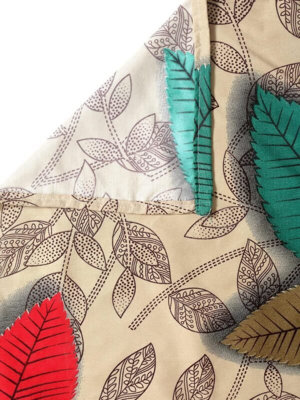 Microfibre 3D Floral Multi Double Bedsheet with 2 King Size Pillow Covers _