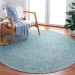 Jute Braided Area Rug Handmade Natural Jute Braided Carpet_