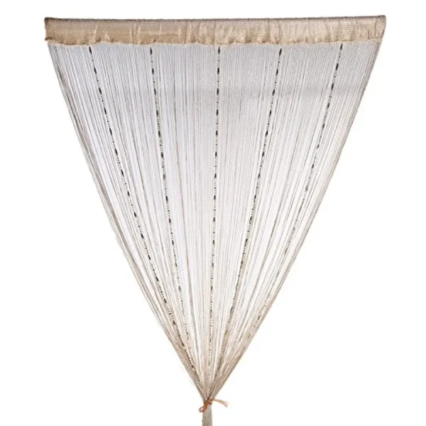 Golden String Curtain With Plastic Chains