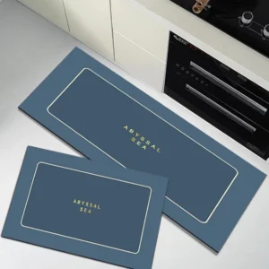 Set of 2 Non-Slip Anti-Fatigue Memory Foam Kitchen Rugs ? Waterproof, Washable Comfort Mats with Rubber Backing for Home, Kitchen, Sink, Laundry & Office (Colour 5)