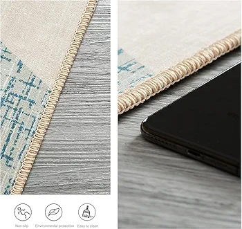 Non-Slip Memory Foam Kitchen Mat Set of 2 ? Waterproof, Cushioned Anti-Fatigue Microfiber Rugs for Home, Office & Laundry (40?120 cm + 40?60 cm)