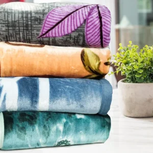 Super Soft Reversible Design Dohar I AC Blanket I Blanket for All Season I Gifting (Double, Red Flower)