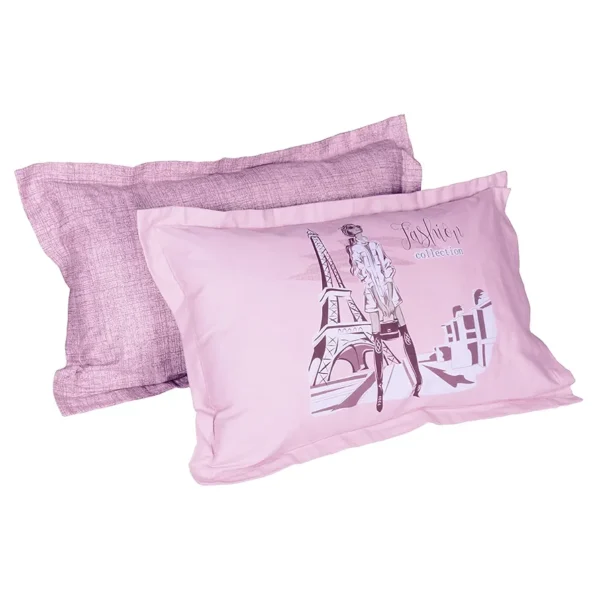 300 TC Cotton Bedsheet for King Size Bed – Mauve Abstract Design | 1 Bedsheet with 2 Pillow Covers (270 x 270 cm) | Soft & Breathable | Perfect for Festive Gifting