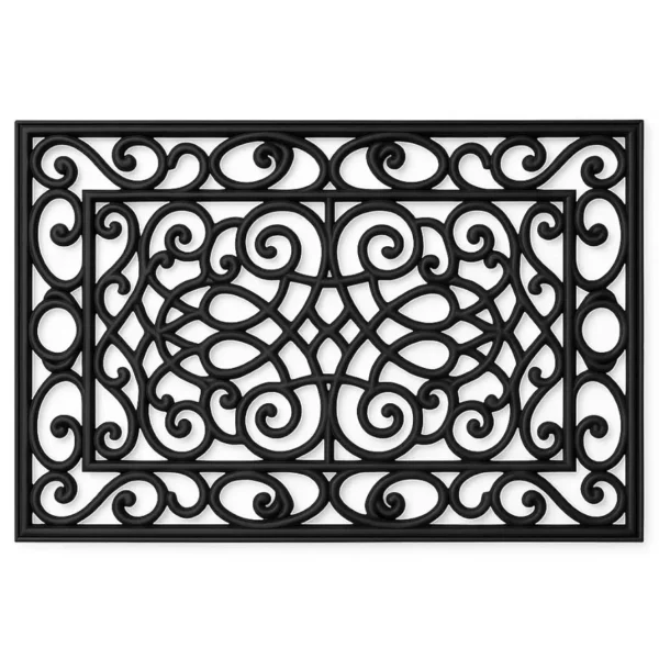 40x60 cm Rubber Doormat for Home Entrance | Heavy-Duty, Waterproof & Non-Slip | Indoor & Outdoor Use | Rectangle Design