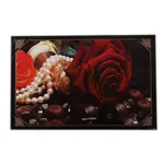 6-Piece Reversible Dining Table Placemat Set | Multicolour PVC | Rectangular | Wedding & Special Occasion Table Decor