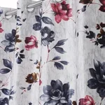 2 Piece Windflower Eyelet Polyester - Grey