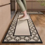 Anti-Slip Vintage Pattern Floor Mats | Multi-Purpose Kitchen & Comfort Standing Runner Rugs | Premium Rubber Galicha for Kitchen, Office, Sink & Laundry (120x40 cm & 60x40 cm)