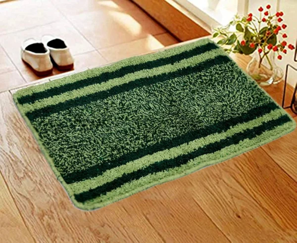 6-Piece Multicolor Cotton Door Mat Set – Handmade, Standard Size 58x40x1 cm