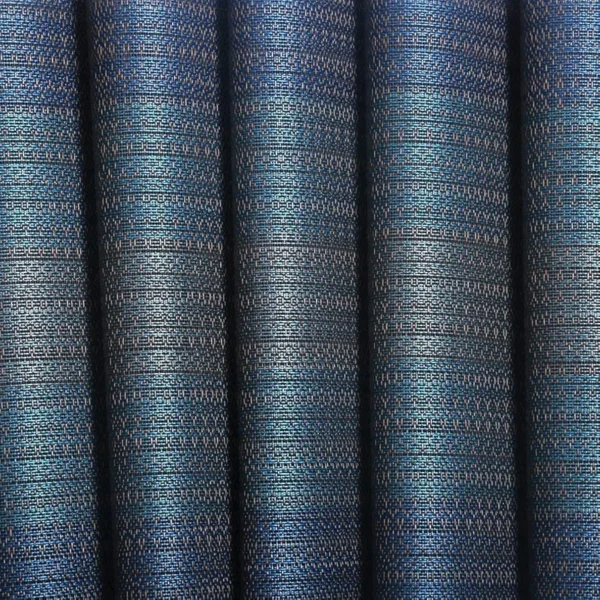 6-Piece Woven PVC Vinyl Dining Table Placemats | Stain-Resistant, Easy-to-Clean & Heat-Resistant Table Mats | Berry Blue | 18x12 Inches