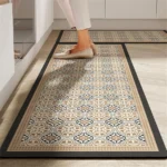 2 Pcs Non-Slip Kitchen Rug Set | Cushioned Waterproof Anti-Fatigue Mats for Kitchen & Home Office (120?40 cm & 40?60 cm)