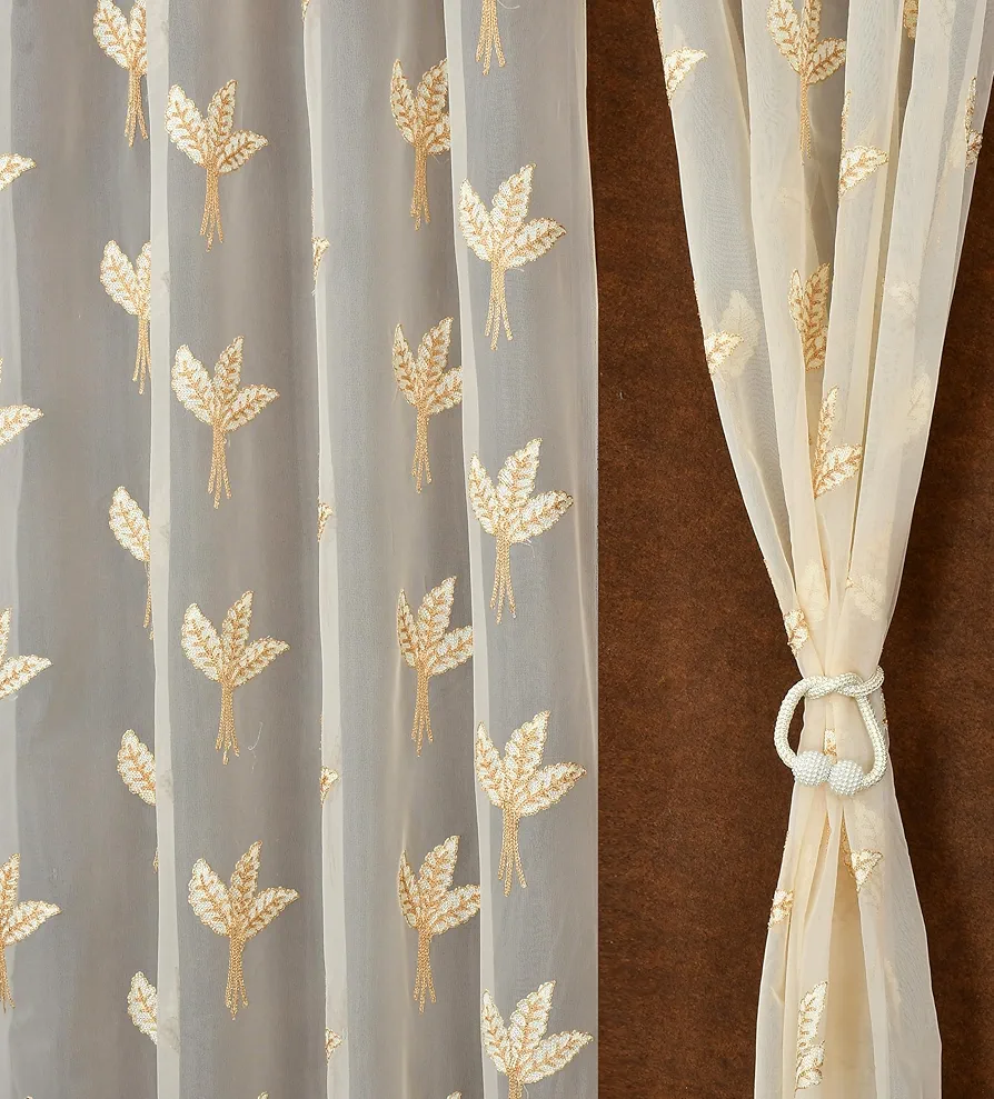 Tissue Net Embroidery Sheer