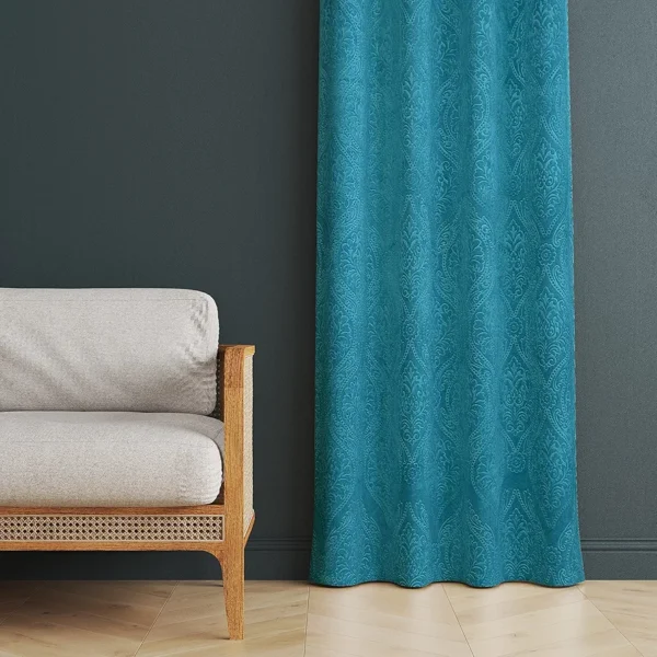 2 piece Velvet Emboss Damas Room
