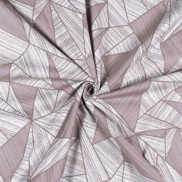 300 TC Cotton Bedsheet for King Size Bed – Mauve Abstract Design | 1 Bedsheet with 2 Pillow Covers (270 x 270 cm) | Soft & Breathable | Perfect for Festive Gifting