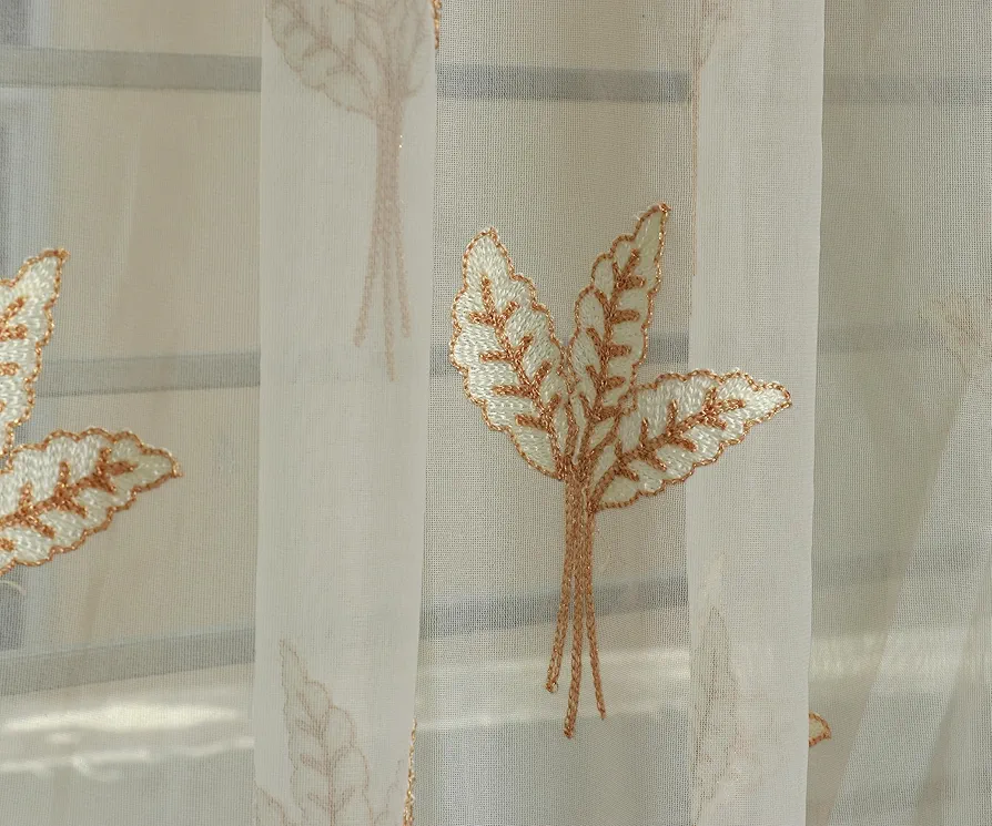 Tissue Net Embroidery Sheer
