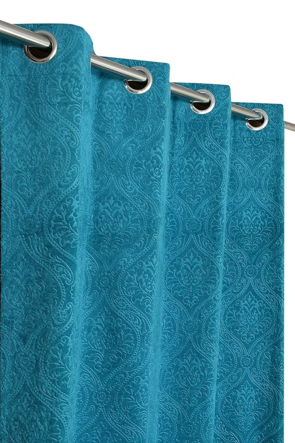 2 piece Velvet Emboss Damas Room