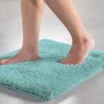 Microfiber Bath Mat (40x60 cm) – Super Soft, Non-Slip, Washable Floor Mat for Bathroom, Kitchen, Bedroom & Home (Pack of 1, Rectangular)